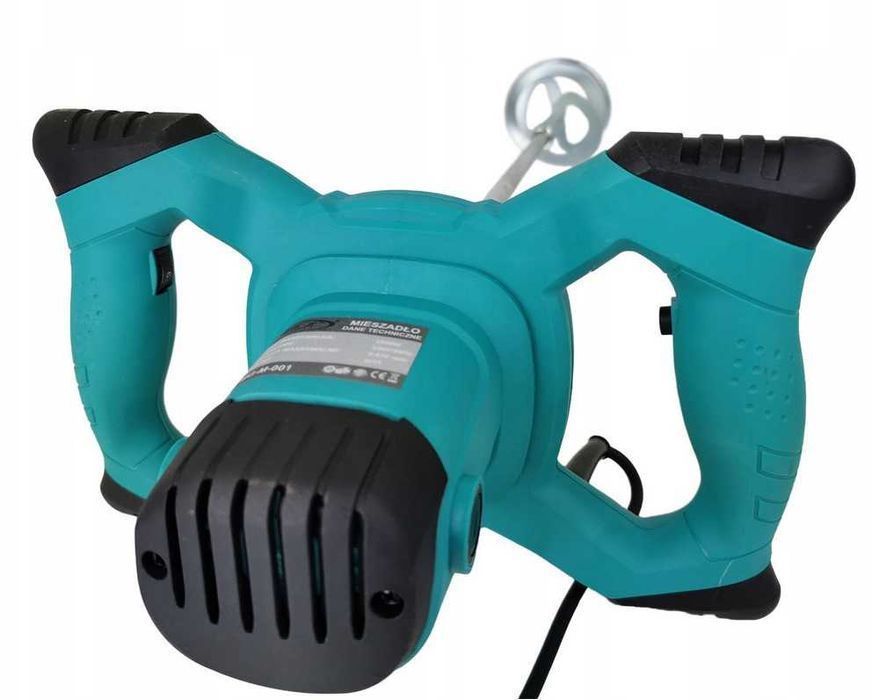Mocne MIESZADŁO do zapraw, gipsu, farb, klejów 2800W 2x Mieszalnik FV