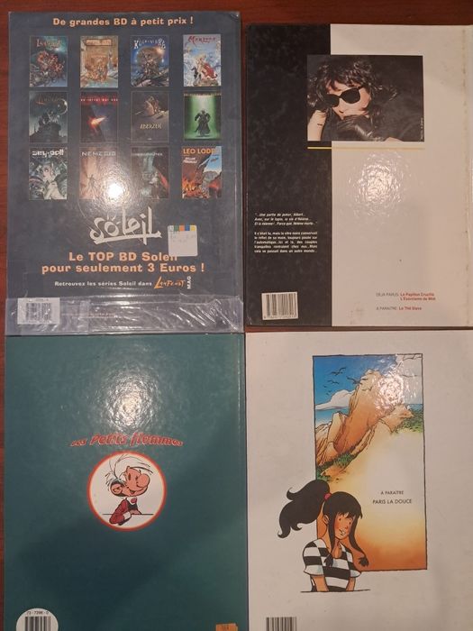 Lote de 9  Banda Desenhadas em Francês