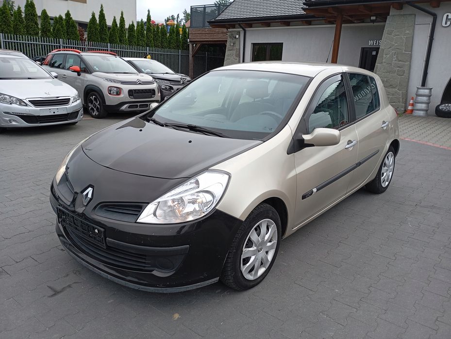 renault clio 3 iii 185 przód zderzak błotnik maska lampa reflektor