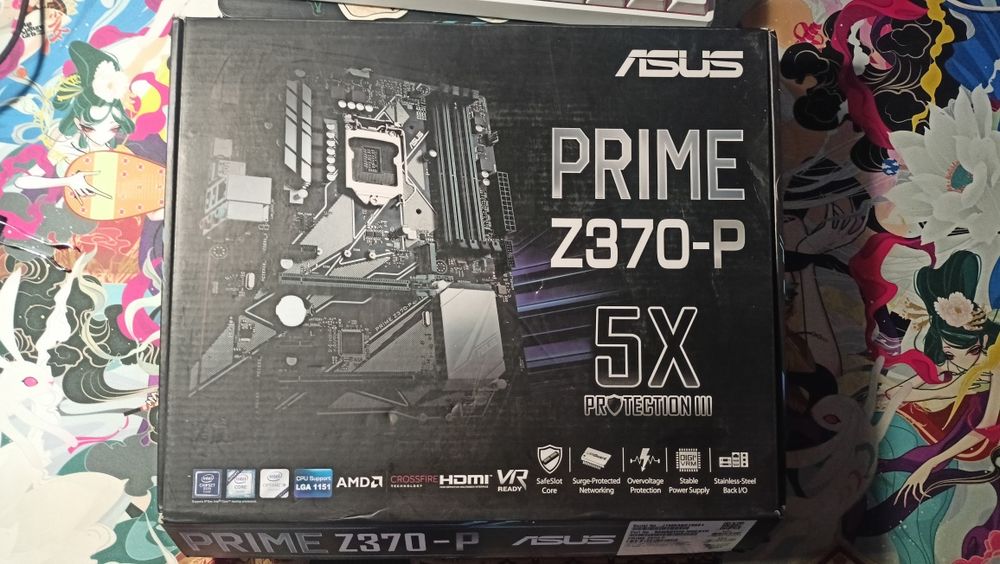 материнская плата asus prime z370 p