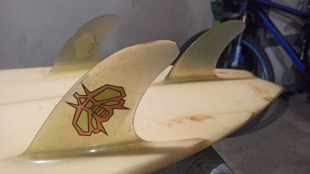 Pollen Fishtail 6.5 Malibu evolution funboard prancha de surf nsp FCS