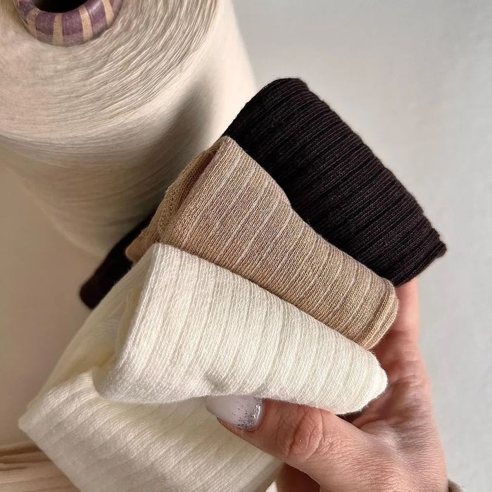 Якісні дитячі колготи у рубчик, бавовна