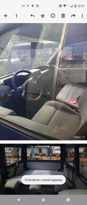 VW transporter T4 2.4 karawela na części