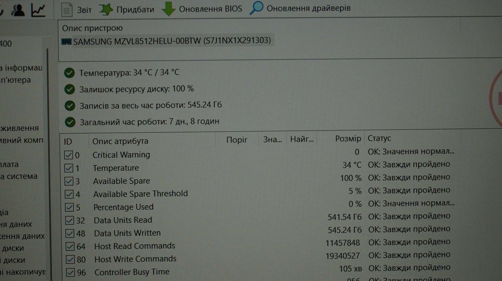 Ноутбук 15.6 Asus Ryzen 7 7435HS/16GB/SSD 512/RTX 3050 4gb стан НОВОГО