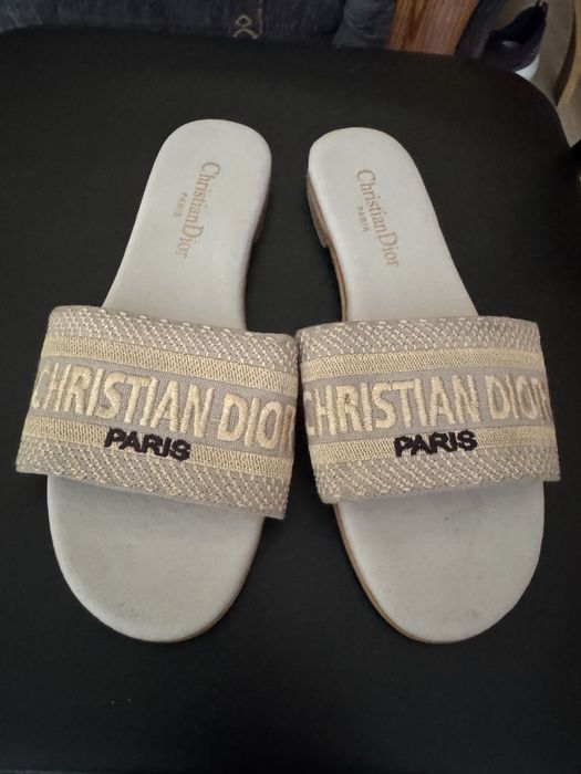 Christian Dior Paris klapki damskie rozmiar 36