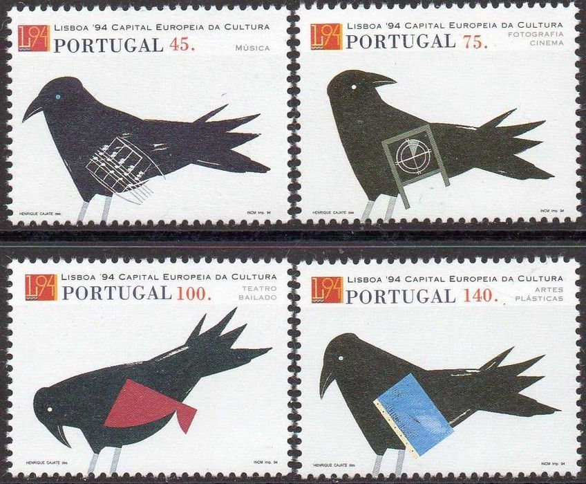 Selos Portugal 1994 - Série Completa Nova MNH Nº2215/2218