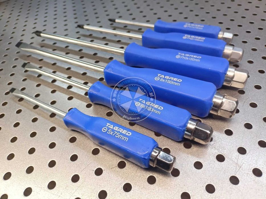 Zestaw wkrętaków do pobijania 6-el wkrętaki do pobijania podbijania