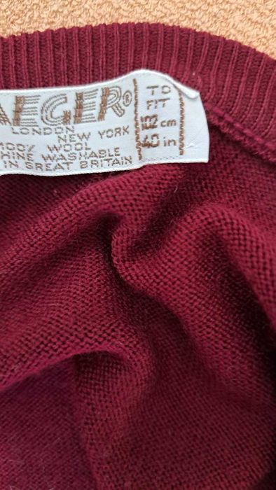 Kamizelka męska JAEGER 100% Wool – Made in Great Britain