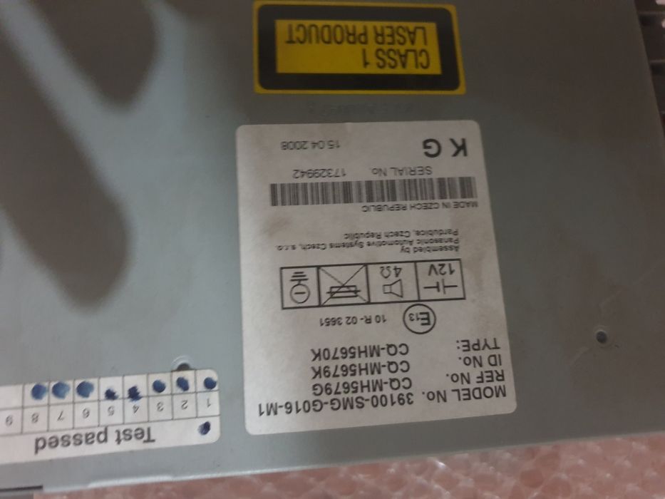 Штатная магнитола honda civic 5d