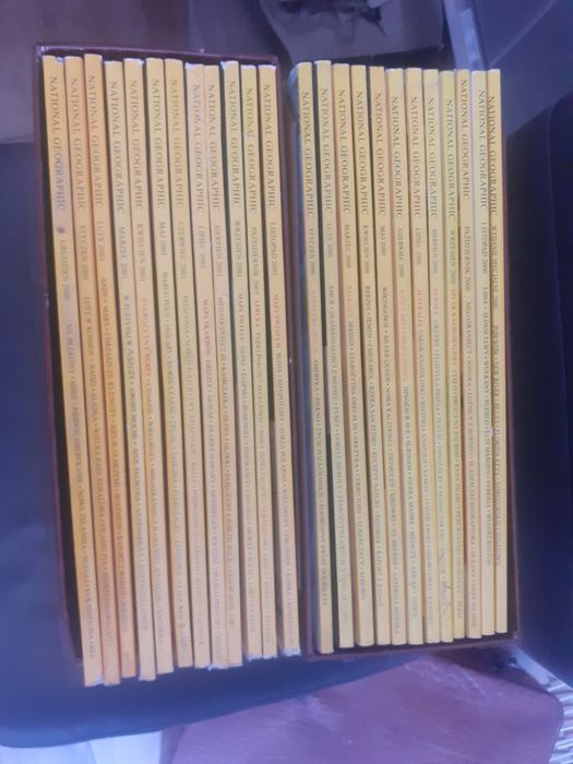 Kolekcja polskich roczników nacjonal geographic 2000,2001 rok całość 2