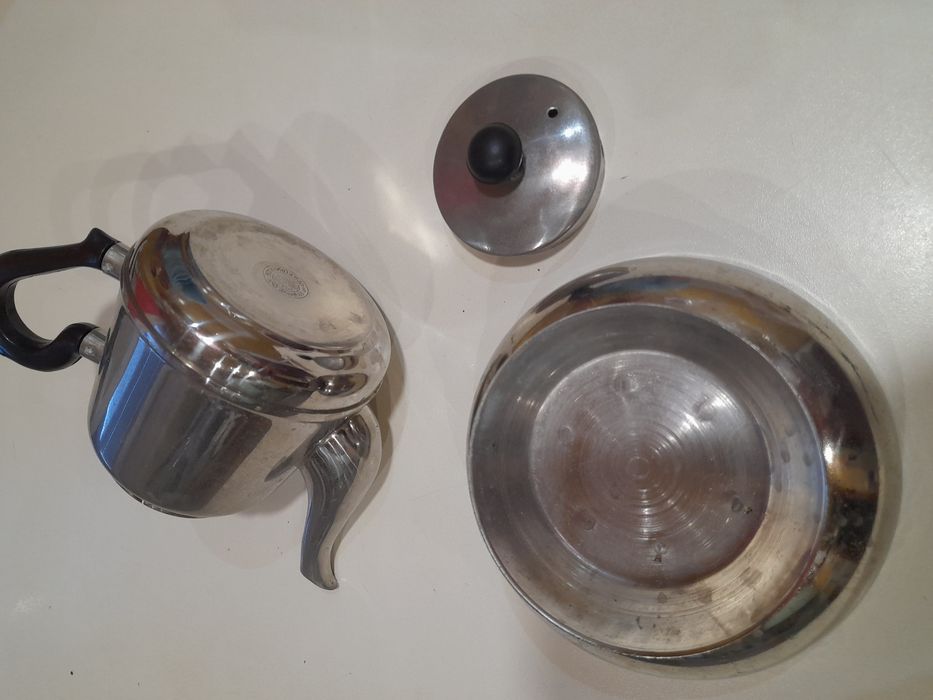 Заварник та цукорниця (неіржавійка)