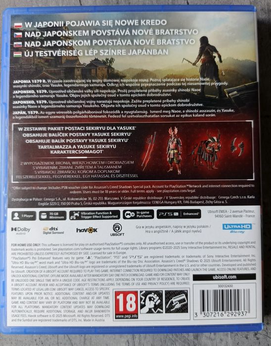 Assassins Creed Shadows Ps5