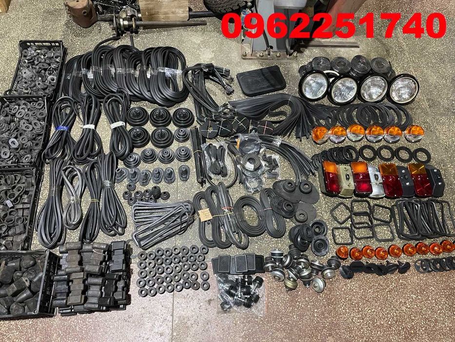 Резинки, уплотнителі, ущільнювачі УАЗ 452, Уаз 469, Уаз 3151, Уаз 3303