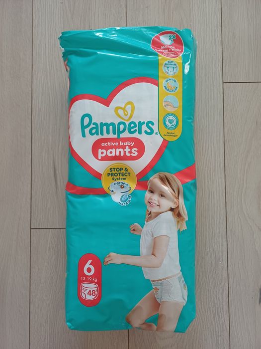 Памперс Pampers Active Baby Pants розмір 6 (13–19 кг) на 48 штук