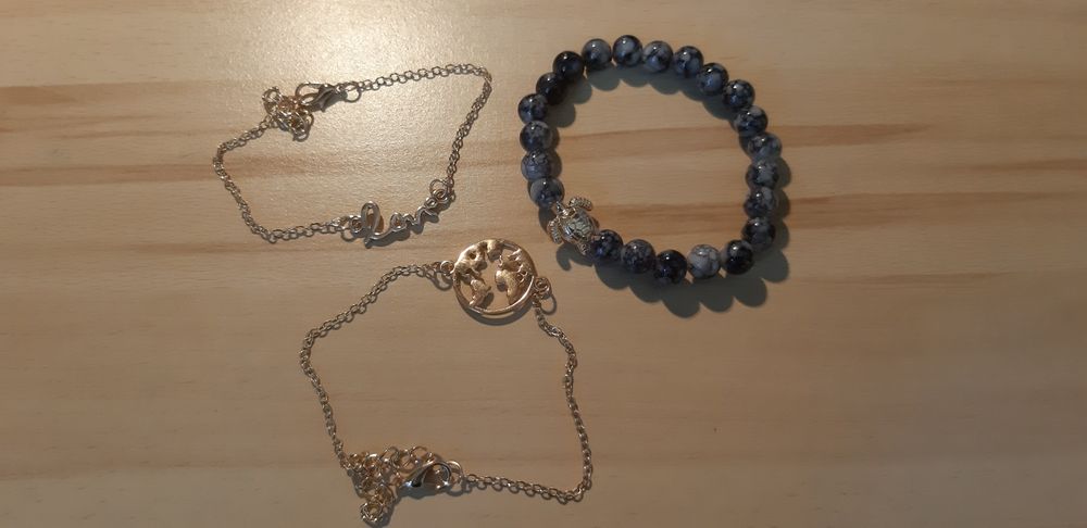 NOWE 3 bransoletki
