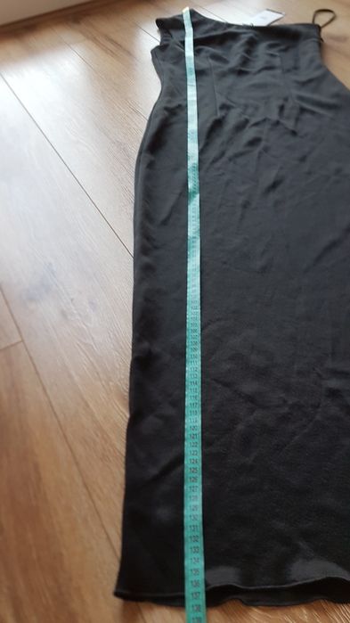 Tiger of Sweden Sevil sukienka wieczorowa na jedno ramię czarna 36 S