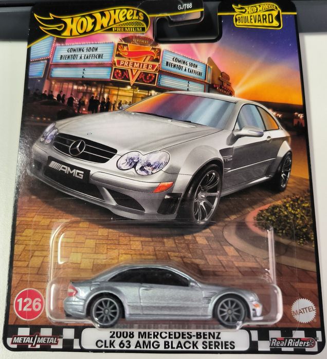 Hot Wheels 2008 Mercedes-Benz CLK63 AMG Black Series Boulevard 126