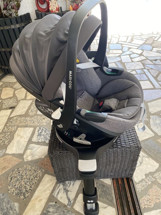 Pebble 360 pro + FamilyFix 360 + adaptadores carrinho maxi cosi