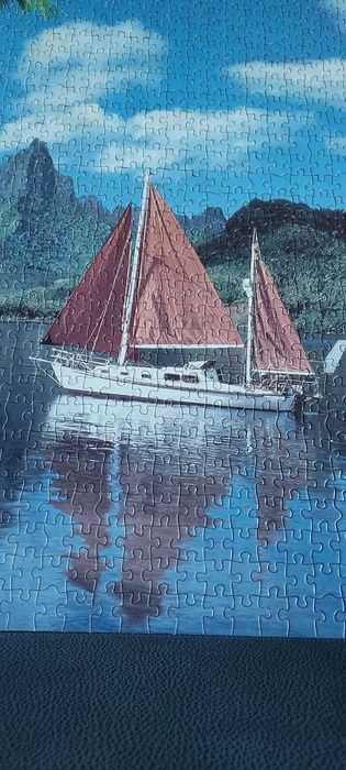 Quadro Puzzle 2500 peças - Barco