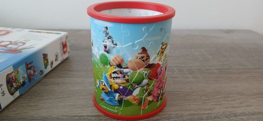 Przybornik na biurko Mario Bros puzzle 3D