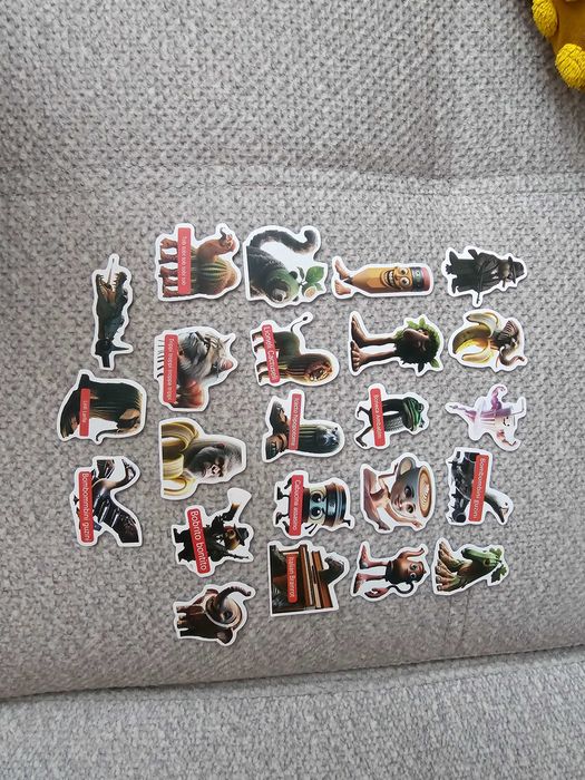 Mega zestaw 73 naklejek Brainrot XXL – unikatowe memes!