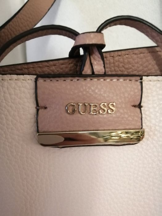 Mala saco rosa pastel guess nova