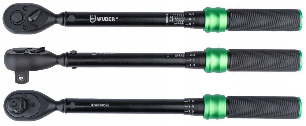 Klucz dynamometryczny 1/2" 10–60Nm z blokadą + certyfikat
