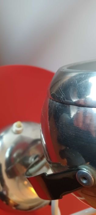 Candeeiro de mesa vintage cromado