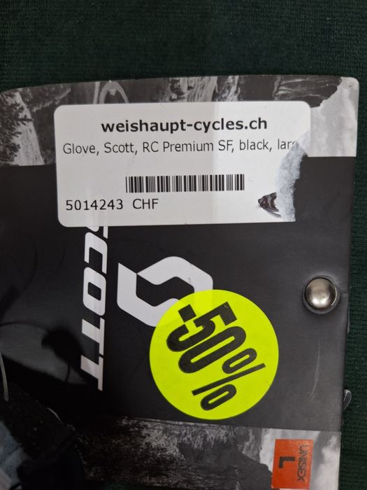 Rękawiczki rowerowe SCOTT weishaupt unisex L