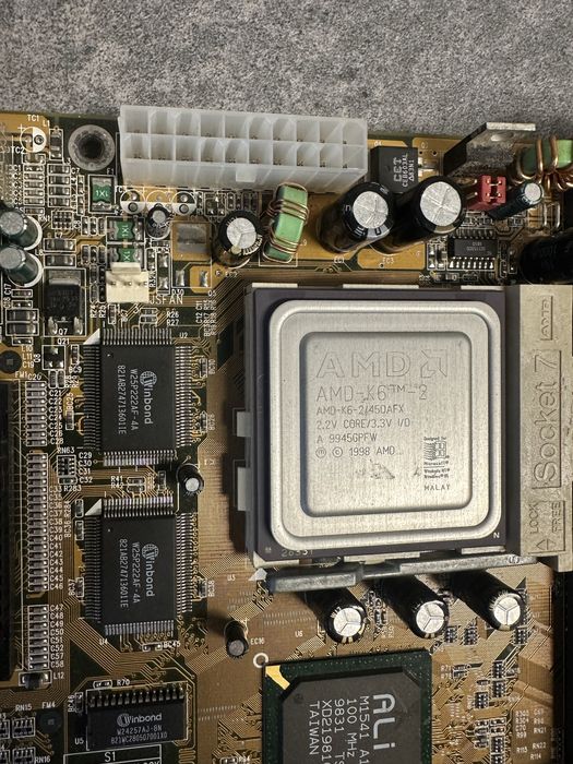 Płyta Główna MSI MS5169 Super Socket7 + AMD K6-2 450MHz