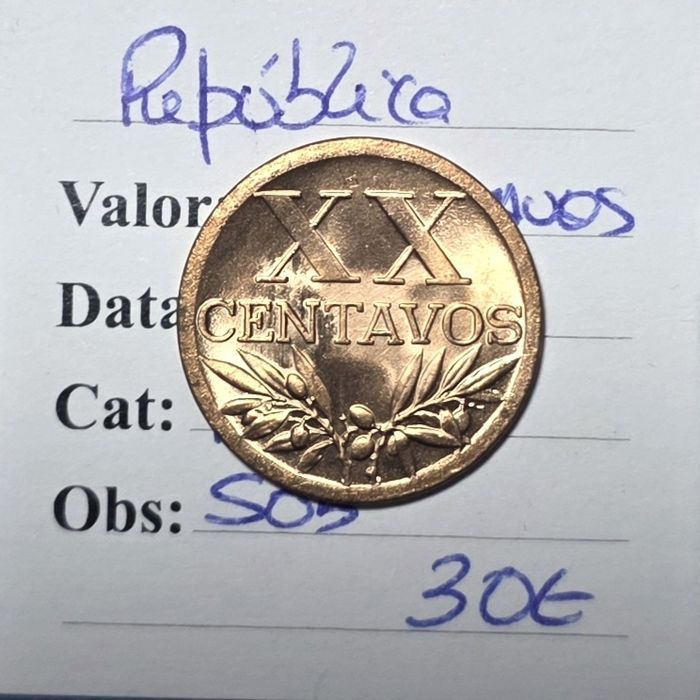 XX centavos 1944 soberba