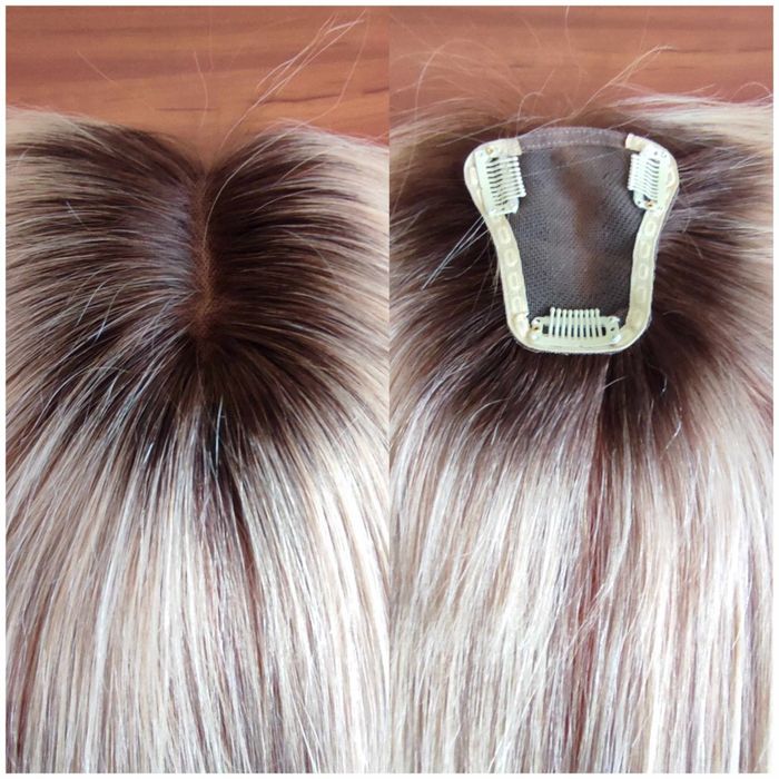 Топпер перука натуральне волосся