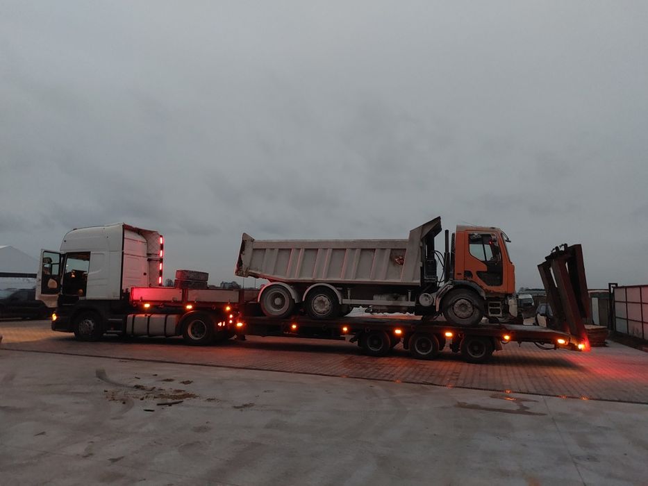 Pomoc drogowa autolaweta laweta holowanie transport niskopodwozie 25t