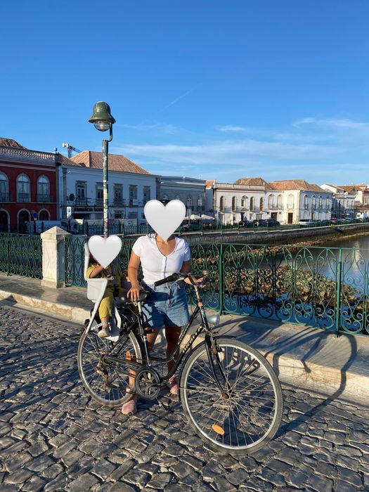 Cadeirinha de transporte  infantil de bicicleta