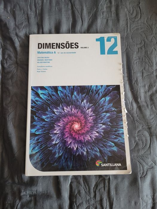 Manual Matematica A 12° ano Dimensões