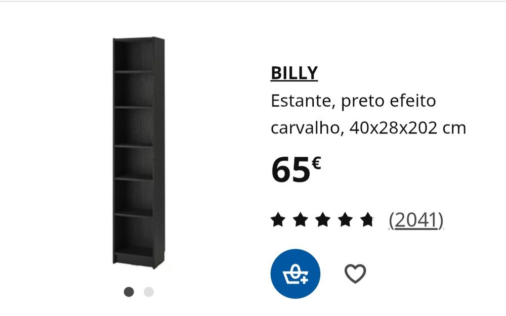 Estante alta  do IKEA