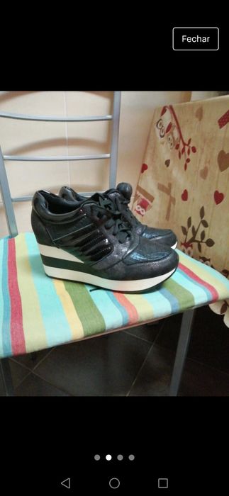 Tennis Shoe with Wedge