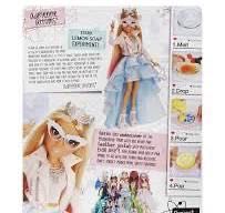 Boneca Nova Set lemon soap experiment