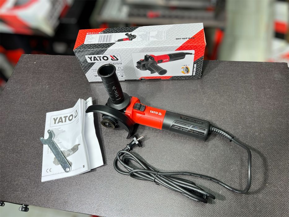 Бесщеточная болгарка YATO YT-821014 - 1050 Вт, регулировка оборотов