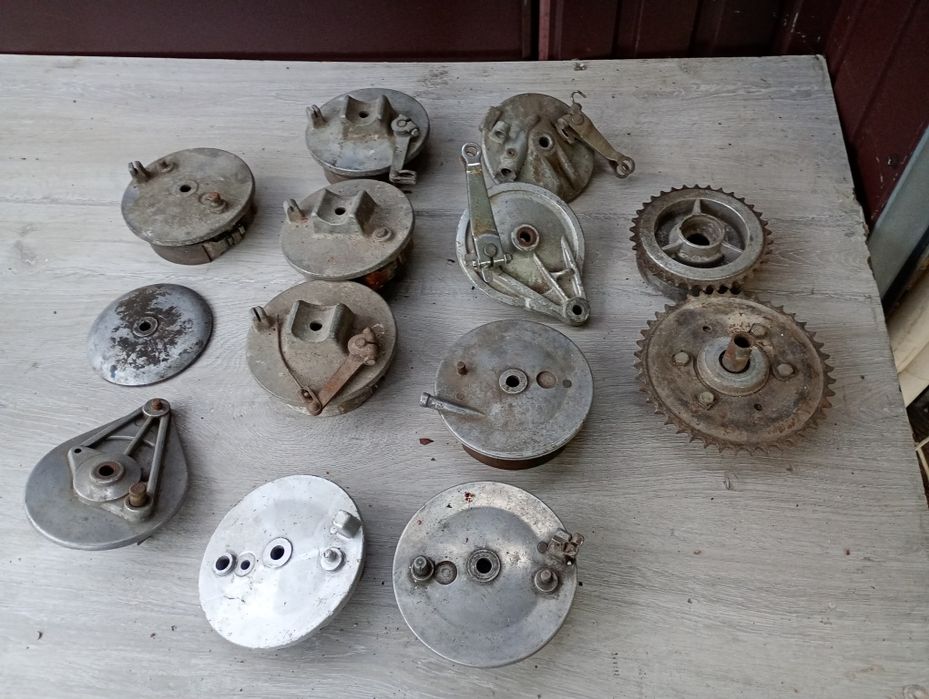 Simson amortyzatory cylinder szczęki gumy stopka wał głowica