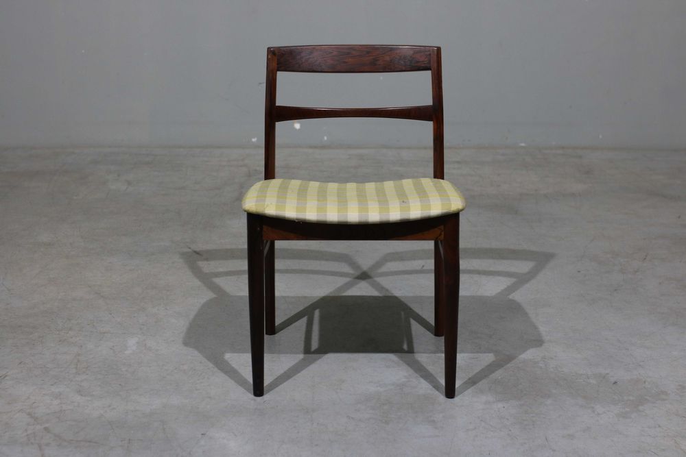 Conjunto de 4 cadeiras Henning Kjaernulf em pau santo | Design Nórdico