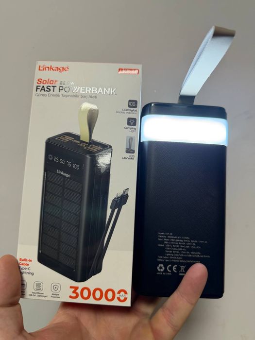 ЯКIСТНI Павербанки Linkage 30000mah  1499 грн швидка зар-ка лiхтар сп