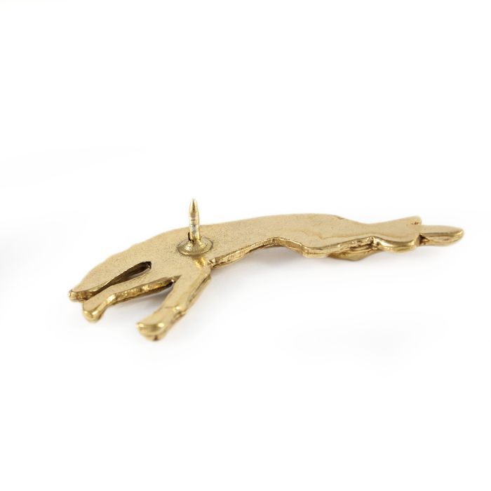 Greyhound pin pozłocony Art-Dog