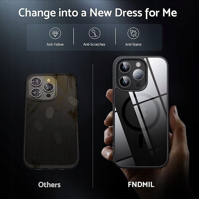 plecki apple do apple iphone 14 pro czarny etui magnetyczne