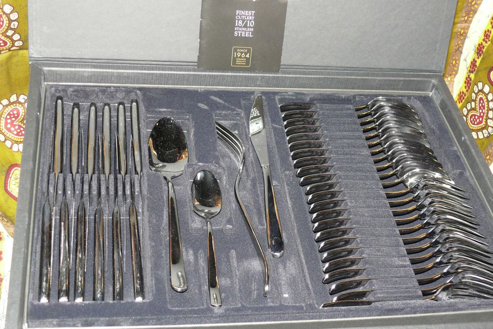 Bra Faqueiro de 113 peças de aço inoxidável Verona