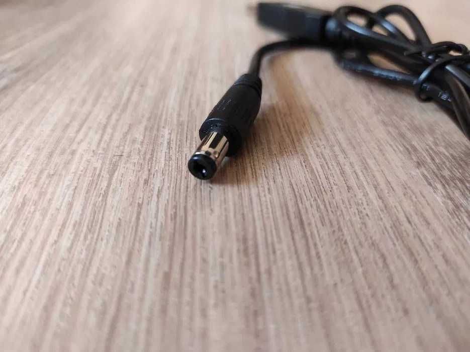 USB кабель живлення з 5v на 12v для роутера від повербанка