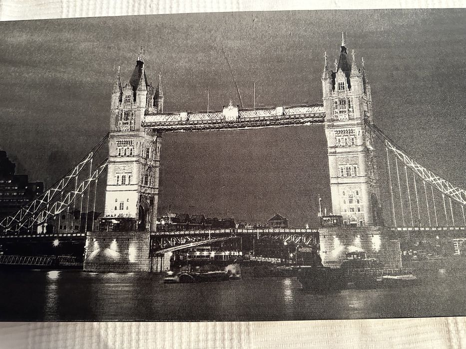 Quadro preto & branco London Bridge
