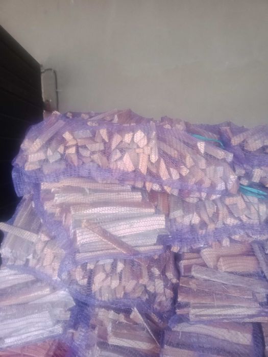 Drewno opałowe workowane