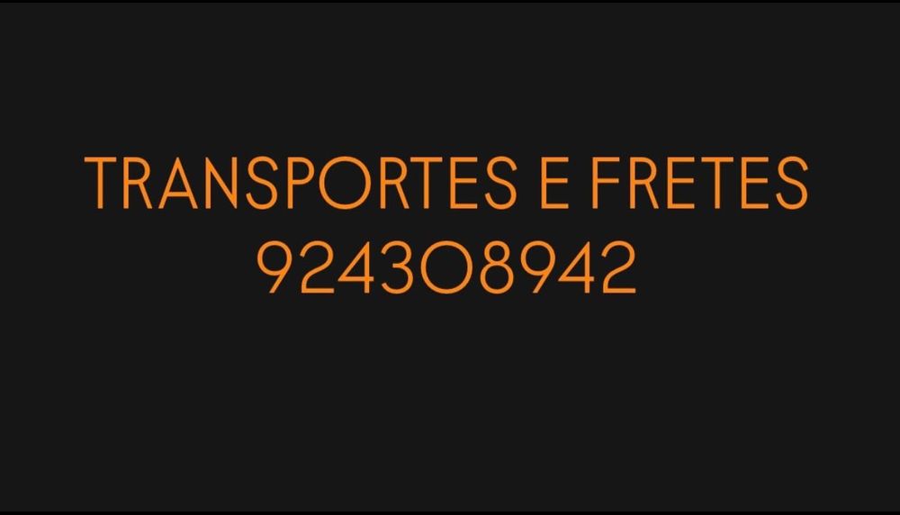 Frete e transporte