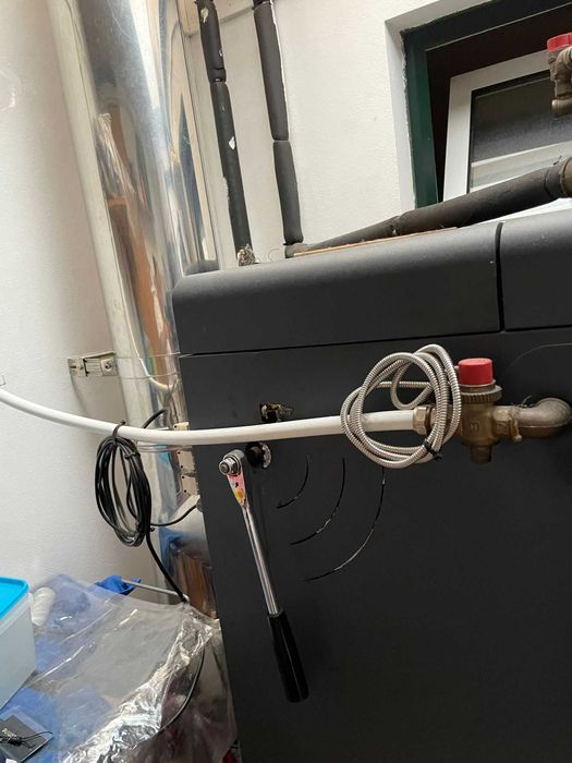 Máquina de chama invertida